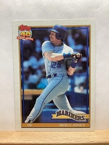 Topps 1991 Baseball Card: Tracy Jones, Seattle Mariners - Card #87 - Picture 1 of 2