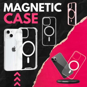 MagSafe Magnet Case für iPhone 15 14 13 Pro Max Clear Schwarz Pink Stoßfest - Bild 1 von 215