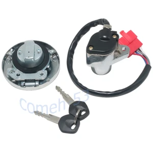 Ignition Key Switch Lock Set Fit for Kawasaki VN800 Vulcan/Classic 1996-01 EN500 - Picture 1 of 9