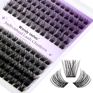 Individual Lashes D Curl Cluster Lashes 0.07 D Curl 12-16mm DIY Lash Extensions - Picture 1 of 31