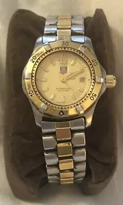 Tag Heuer Damen zweifarbige Sportuhr wasserdicht gold edel WK1321 - Bild 1 von 5