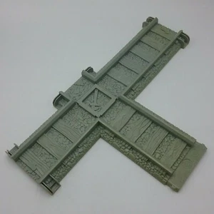 Mattel 1999 Fisher Price Toots The Train Grey Intersection Track Part #2001-14 - Picture 1 of 3