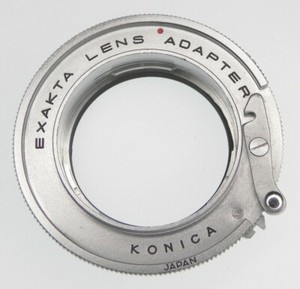 Exakta adapter allow Exakta mount lenses on Konica FS Bodies #2 ........ Minty
