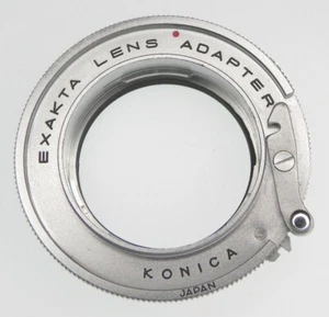 Exakta adapter allow Exakta mount lenses on Konica FS Bodies #2 ........ Minty - Picture 1 of 3