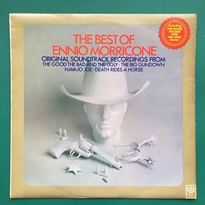 BEST OF MORRICONE Film Soundtracks LP Death Rides A Horse Navajo Joe Big Gundown - Image 1 of 4