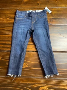 Old Navy Jeans, Girl's, Size XS, Blue, Denim, Skinny, High Rise, Raw Hem, NEW - Picture 1 of 8