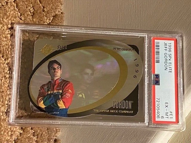 Jeff Gordon 1996 SPx Elite PSA 6 Die Cut Holo Foil SP CARD NEW CASE LOW POP - Image 1 of 1