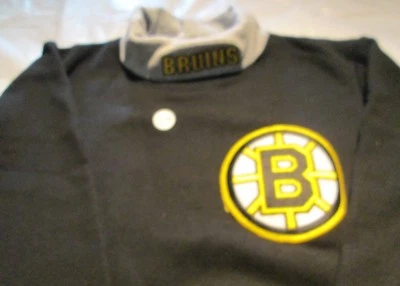 Camiseta moletom Boston Bruins Youth gola alta grande marca NHL Majestic 50/50 - Imagem 1 de 3