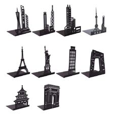 Hollow-out for Tower Bookends for Creative Metal Bookends Landmark Style