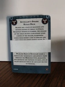 Warhammer Underworlds Spiteclaw's Swarm New 2024 Rivals Deck Cards - Picture 1 of 1