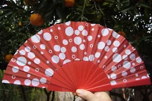 ORIGINAL Spanish FLAMENCO - FAN 220 R - Red - +++++++++++++++++++++++++ - Picture 1 of 1