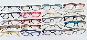 Betrüger Lesebrille 20 PAAR gemischte Marken Stile Farben +2,50 Wiederverkauf Posten - Bild 1 von 5