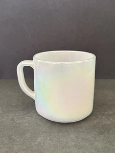 Federal Glass Mug Vintage USA Moonglow Iridescent Opalescence Coffee Cup - Picture 1 of 7