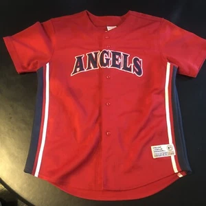 Vladimir Guerrero Anaheim Angels Majestic Baseball Jersey Boys Child Size XL - Picture 1 of 5