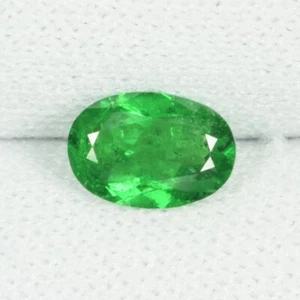 Granate verde tsavorita natural verde mejor grado 0,64 ct - Ovalado Ver Vdo SPB - Imagen 1 de 3