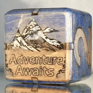 Alpine Adventure: A Journey to the Summit: cubo doble para backgammon - 36 mm - Imagen 1 de 9