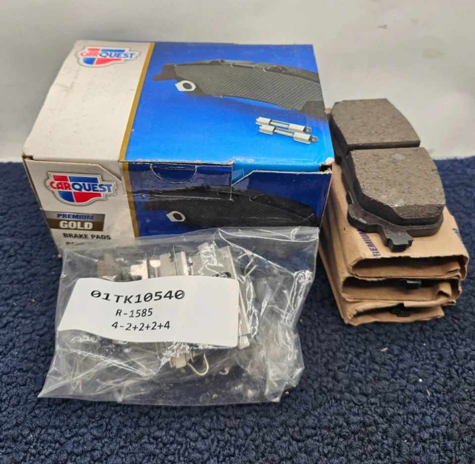 GNAD1724: Pastilla de freno de disco cerámica dorada premium para Acura MDX Honda Passport Foto 1 de 4