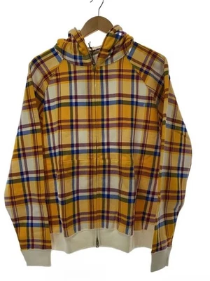 Moletom com capuz xadrez BAPE um macaco de banho Era Nigo Antigo M Não usado - Imagem 1 de 4