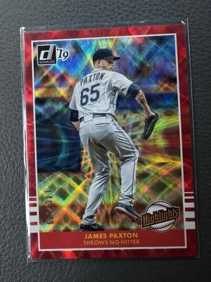 2019 Panini Donruss - Highlights James Paxton #H4 Red /149 - Изображение 1 из 2