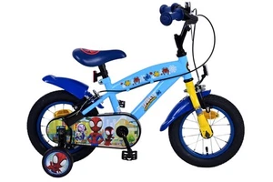 Volare Spidey Kinderfahrrad - Jungen - 12 Zoll - Blau - Zweihandbremsen - Bild 1 von 13