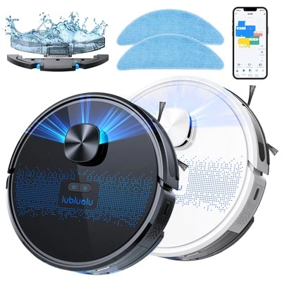 Lubluelu SL60D Saugroboter mit Lasernavigation Wischfunktion Kehrroboter 120min. - Bild 1 von 4
