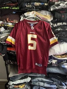 Vintage Reebok On Field Washington Redskins Donovan McNabb #5 Jersey Kids Large - Picture 1 of 12