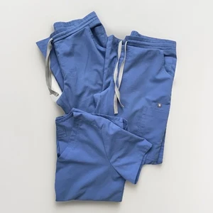Lotto 3pz Fig Scrub Yola Pantaloni Sm Top Soffitto Blu Donna Piccolo Tecnico Coll. LEGGI - Foto 1 di 24