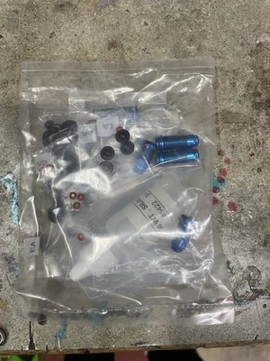 Team Associated Front / Rear Blue Aluminum Shock Kit 21217 RC18T turnbuckle 18b - Image 1 of 2