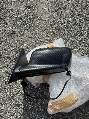 Rétroviseur Conducteur Carbone BMW OEM E46 Coupé Cabriolet 51167003463 7003463 - Photo 1/4