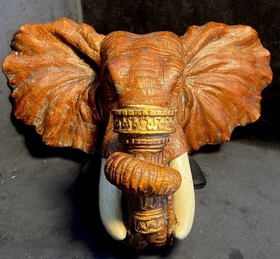 Arandela de parede escultural elefante design de vela Toscano - Imagem 1 de 4