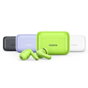 Realme Buds T200 TWS Ohrhörer, Hi-Res Audio IP55 12,4mm Treiber 50H Wiedergabe NEU - Bild 1 von 13