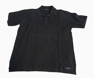 Ermenegildo Zegna Polo Mens XL Black Casual Italy Made Designer - Picture 1 of 10