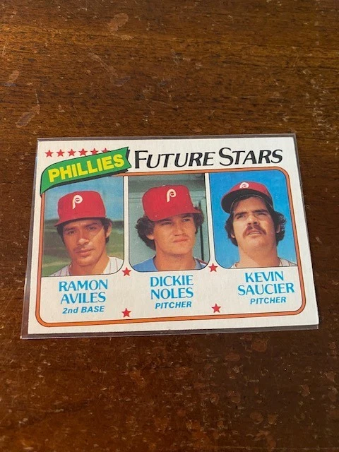 1980 Topps Future Stars Dickie Noles, R. Aviles, K. Saucier #682 - FREE SHIPPING - Image 1 of 1