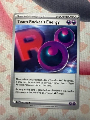 Team Rocket's Energy Uncommon SV10: Destined Rivals 182/182 NM - Image 1 of 2