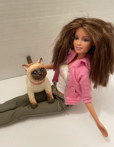 Mattel 2006 Teresa Articulated Doll & MIKA the Cat. - Picture 1 of 14