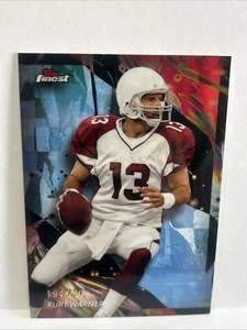 2024 Topps Finest - Uncommon Kurt Warner #101 Sky Blue Refractor /250 - Picture 1 of 2