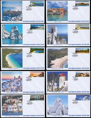 Greece 2004 Greek Islands Part I Imperforate Unofficial FDC  - Image 1 of 4