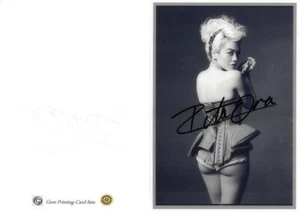 Rita Ora, Hand Signed, Endorsed "GREETINGS CARD" Unique (1) - Picture 1 of 2
