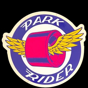 Vintage 1970’s Santa Cruz Skateboards PARK RIDER Sticker - Picture 1 of 3