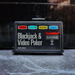 Franklin Bookman Blackjack & Video Poker Game Cartridge - Picture 1 of 2