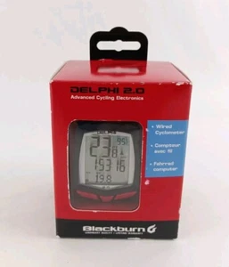Blackburn Delphi 2.0 Advanced Cycling Computer Distance Cyclometer Average Speed - Picture 1 of 8