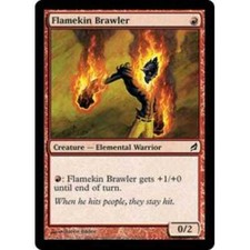 Flamekin Brawler x4 Lorwyn MtG NM