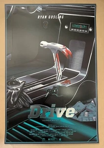 Laurent Durieux DRIVE Folie Variante Filmposter Siebdruck Mad Mondo Chrom - Bild 1 von 7