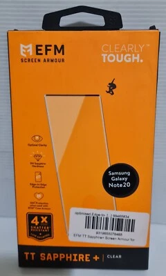 EFM TT Sapphire+ Glass Screen Protector Armour For Samsung Galaxy Note 20  - image 1 of 2
