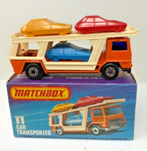 MATCHBOX SUPERFAST MB 11 CAR TRANSPORTER WITH BOX M289 - Picture 1 of 6