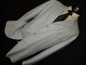 Ermenegildo Zegna Soft Saks Fifth Avenue men's silk cotton lien jacket coat 46 - Picture 1 of 11