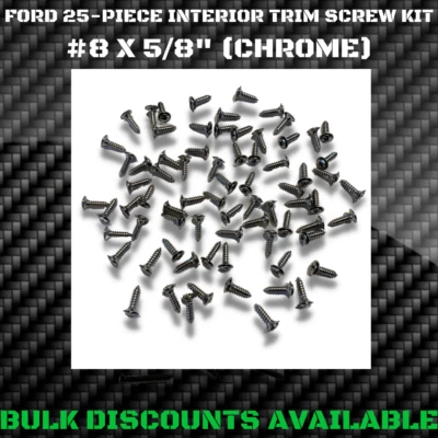 1991 年 + 探险者逃生内门板外部成型装饰 SCREWS CHROME #8 — 第 1/2 张图片