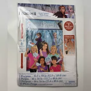 Disney Frozen 2 Scene Setters Photo Backdrop with Props - Picture 1 of 4