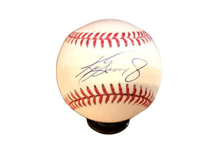 KEN GRIFFEY JR AUTOGRAPHED RAWLINGS OFFICAL MAJOR LEAGUE BASEBALL PSA HOLOGRAM - Image 1 of 2