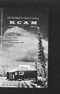 KCAM RADIOSENDER FÜR NACHRICHTEN-WETTER-STRASSENVERHÄLTNISSE GLENNALLEN,ALASKA 1970 AD - Bild 1 von 1